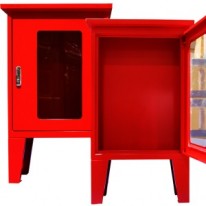 JI-R55 자립형 2구 소화기보관함